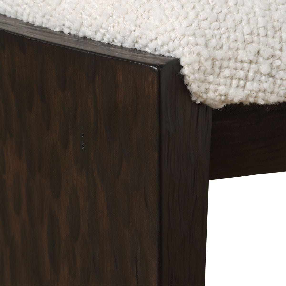 Port Small Bench, Walnut - durable bench with modern style | Image 7 | InSTYLE Home & Rugs