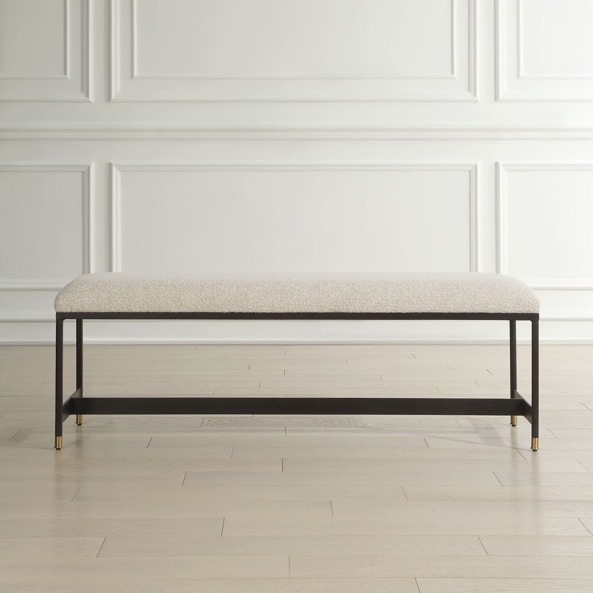 Halston Bench - stylish bench for any space | Image 3 | InSTYLE Home & Rugs