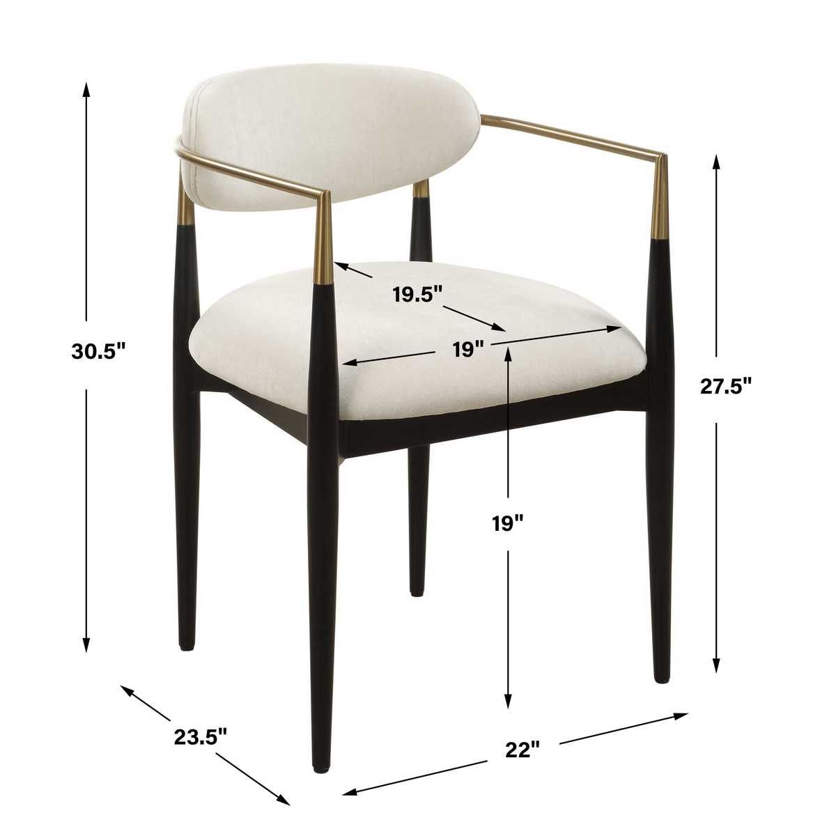 Moxie Dining Arm Chair - stylish chairs for any table | Image 4 | InSTYLE Home & Rugs
