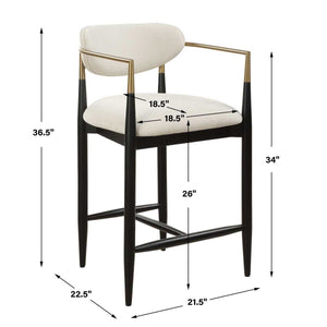 Moxie Counter Stool - perfect for modern counters | Image 8 | InSTYLE Home & Rugs