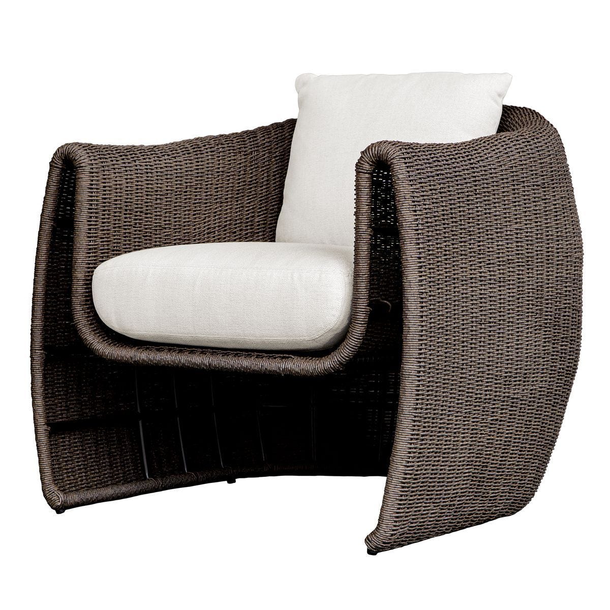 Tropic Outdoor Lounge Chair, Mocha - stylish lounge chairs for any room | Image 4 | InSTYLE Home & Rugs