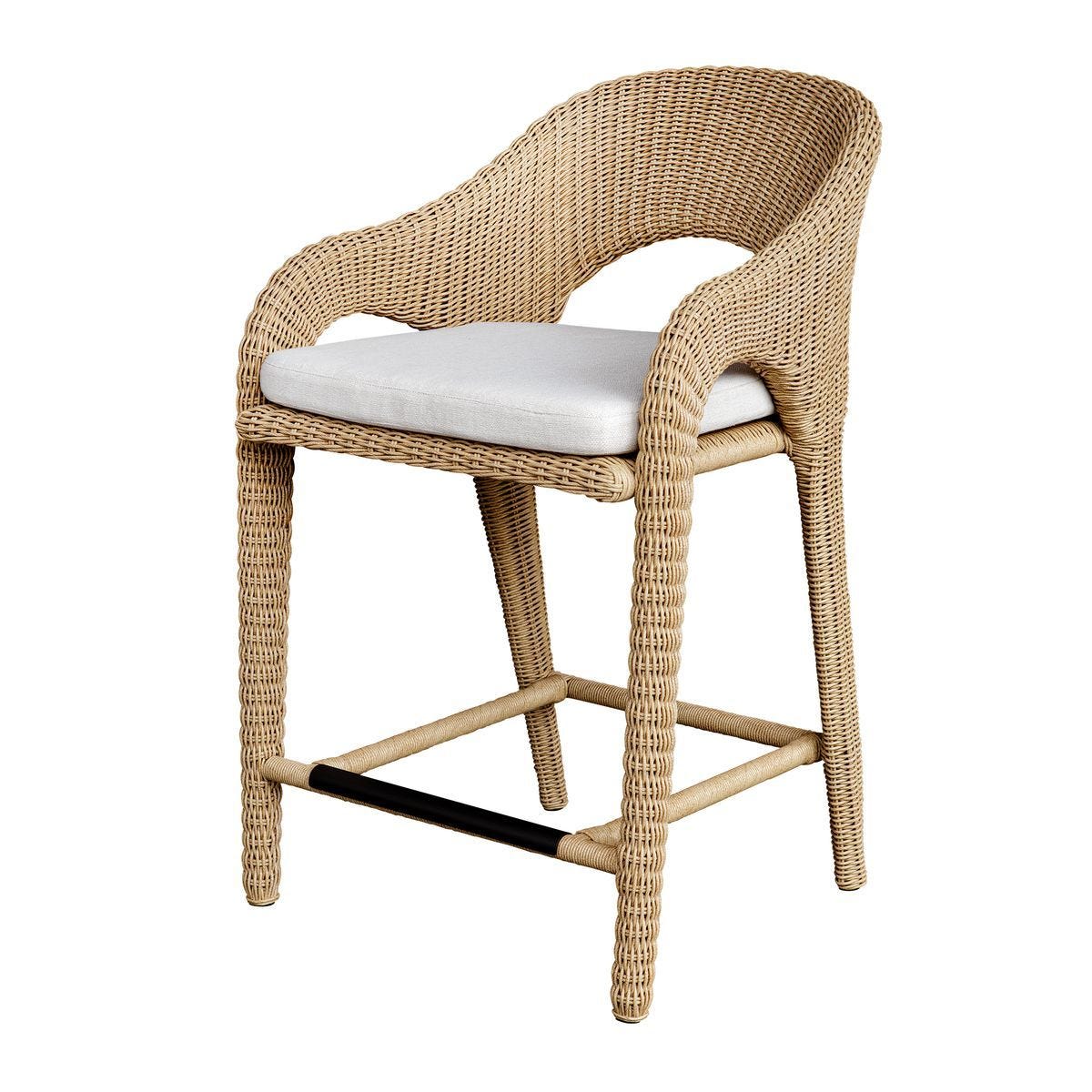 Kavali Outdoor Counter Stool - ergonomic design for comfort | Image 11 | InSTYLE Home & Rugs