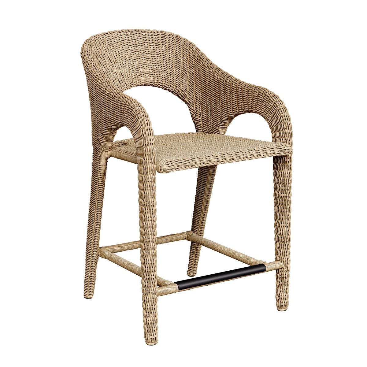 Kavali Outdoor Counter Stool - ergonomic design for comfort | Image 15 | InSTYLE Home & Rugs