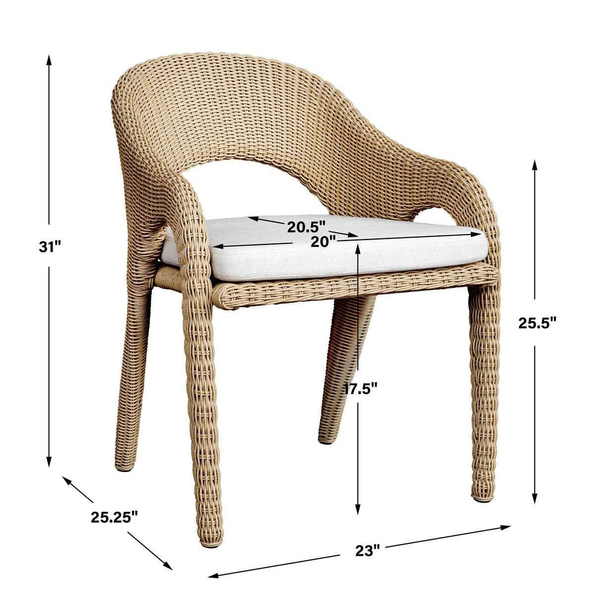 Kavali Outdoor Dining Armchair - comfortable dining experience | Image 13 | InSTYLE Home & Rugs