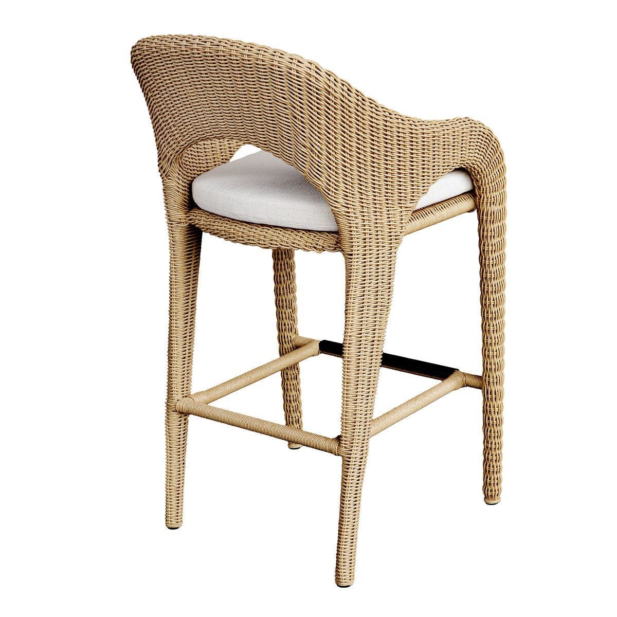 Kavali Outdoor Bar Stool - modern bar stool with adjustable height for flexible seating | Image 8 | InSTYLE Home & Rugs