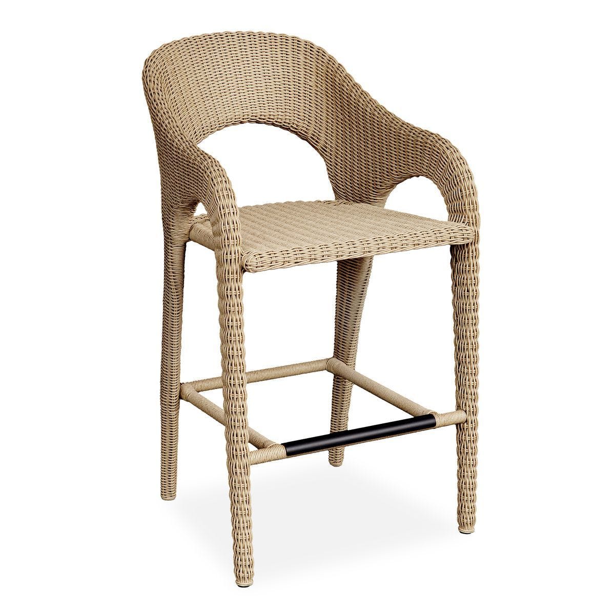Kavali Outdoor Bar Stool - modern bar stool with adjustable height for flexible seating | Image 10 | InSTYLE Home & Rugs