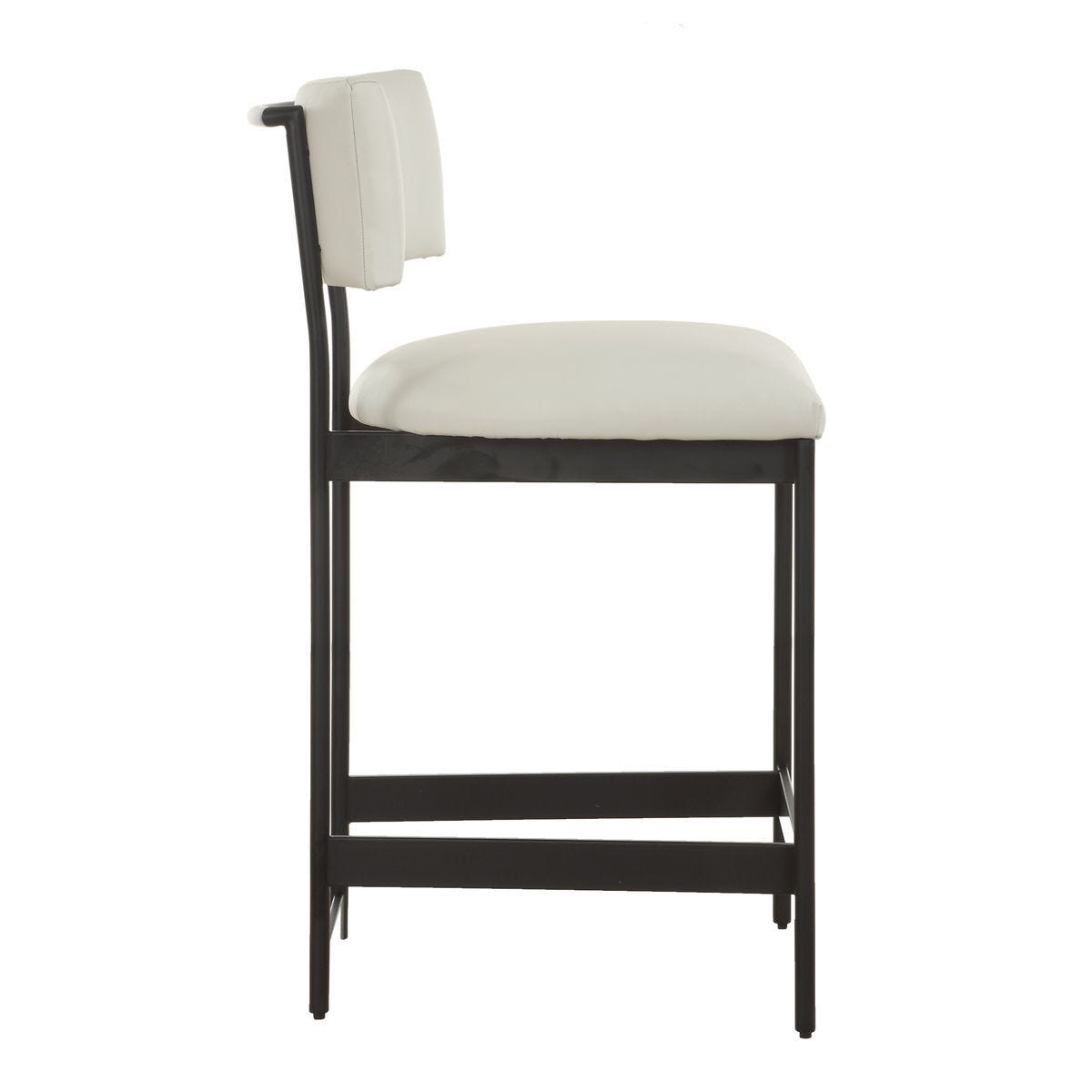 Apsley Counter Stool, Black - sleek stools for kitchen bars | Image 5 | InSTYLE Home & Rugs