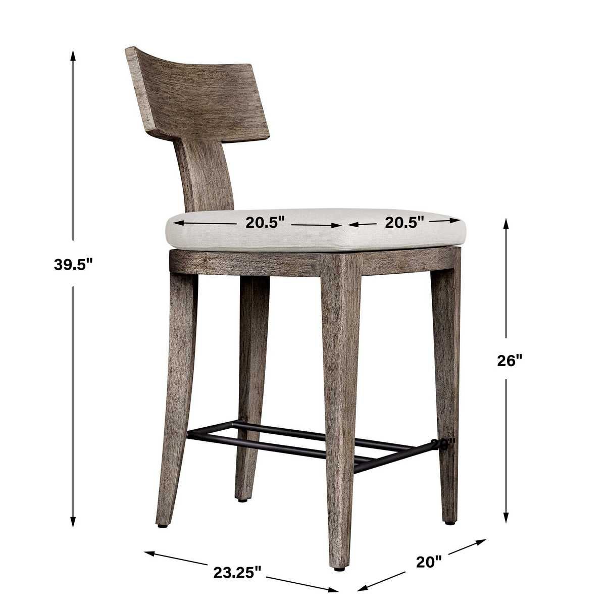 Cellini Outdoor Counter Stool - ergonomic design for comfort | Image 9 | InSTYLE Home & Rugs