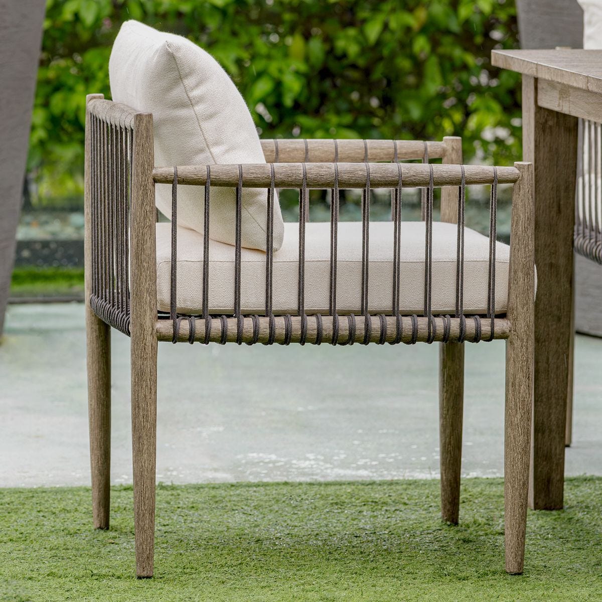 Borneo Outdoor Dining Chair - elegant seating for dining areas | Image 4 | InSTYLE Home & Rugs