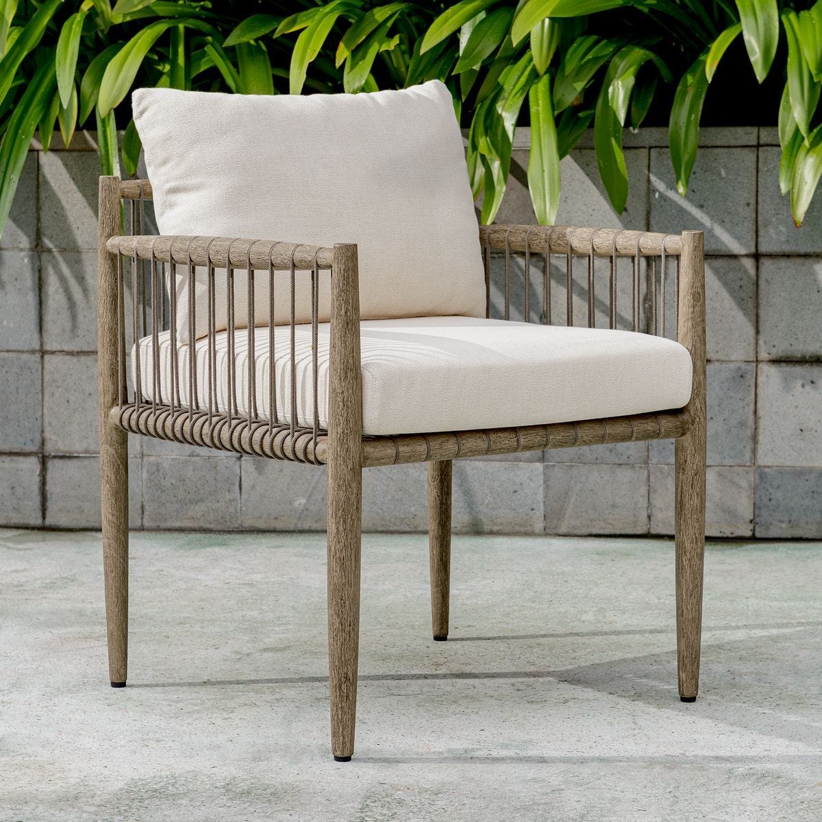 Borneo Outdoor Dining Chair - elegant seating for dining areas | Image 1 | InSTYLE Home & Rugs