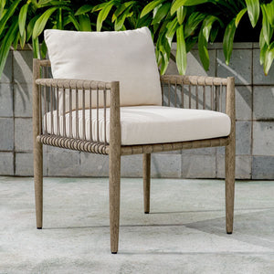Borneo Outdoor Dining Chair - elegant seating for dining areas | Image 1 | InSTYLE Home & Rugs