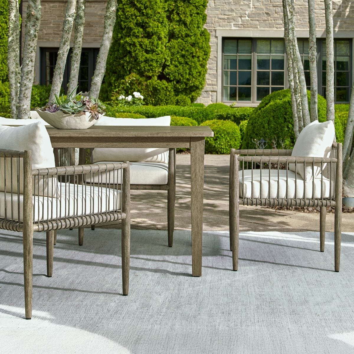 Borneo Outdoor Dining Chair - elegant seating for dining areas | Image 3 | InSTYLE Home & Rugs