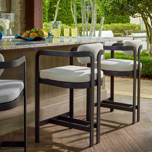 Kalmar Outdoor Counter Stool - sleek stools for kitchen bars | Image 1 | InSTYLE Home & Rugs