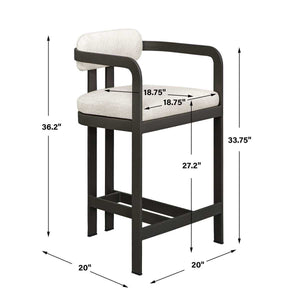 Kalmar Outdoor Counter Stool - sleek stools for kitchen bars | Image 9 | InSTYLE Home & Rugs