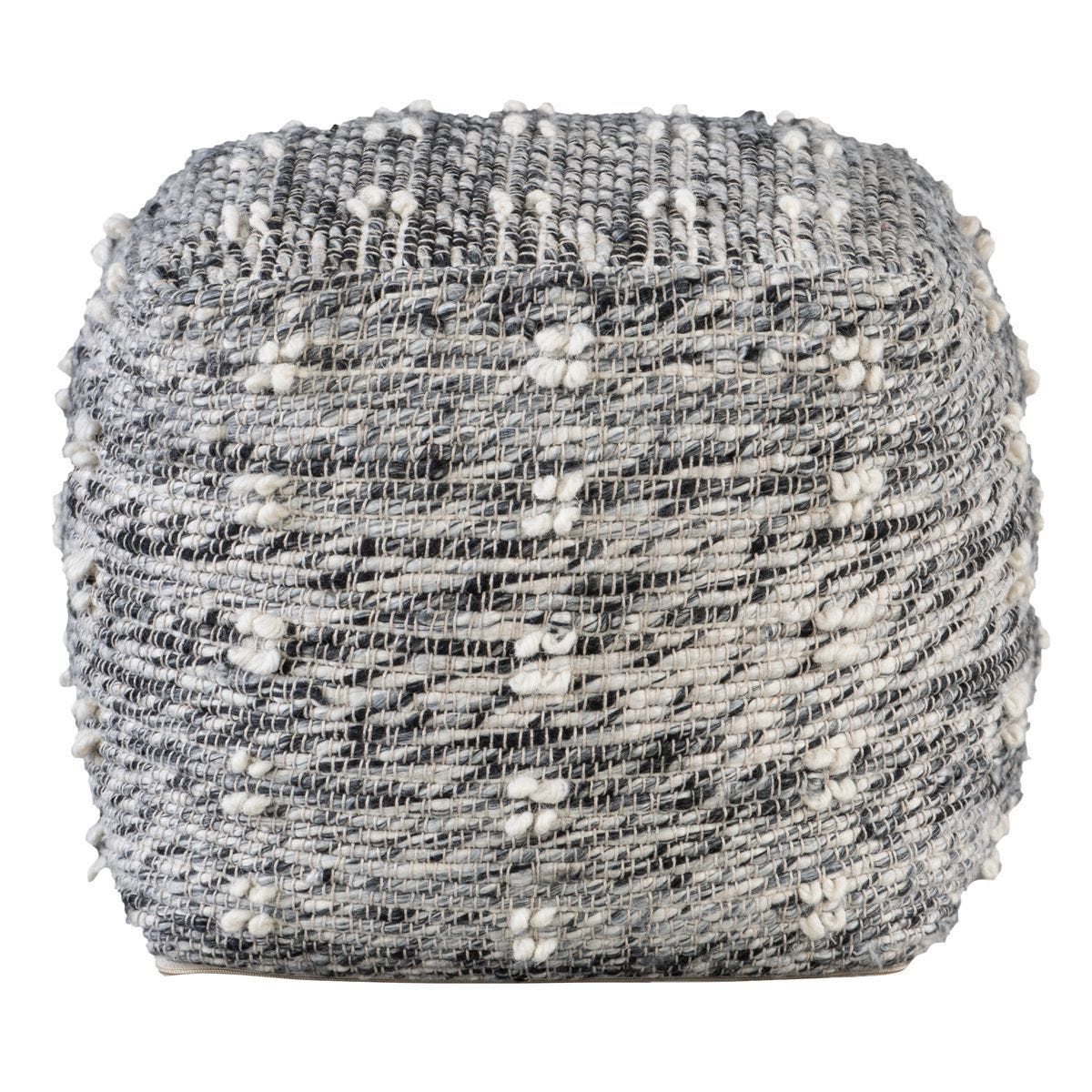 Narol Pouf - versatile pouf for extra seating or as a footrest | Image 3 | InSTYLE Home & Rugs