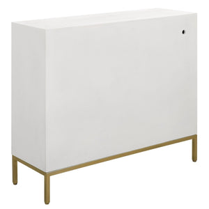 Front Range 2 Door Cabinet, White - stylish bar carts for entertaining | Image 6 | InSTYLE Home & Rugs