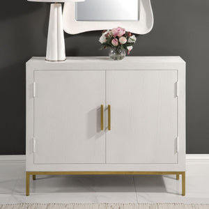 Front Range 2 Door Cabinet, White - stylish bar carts for entertaining | Image 1 | InSTYLE Home & Rugs