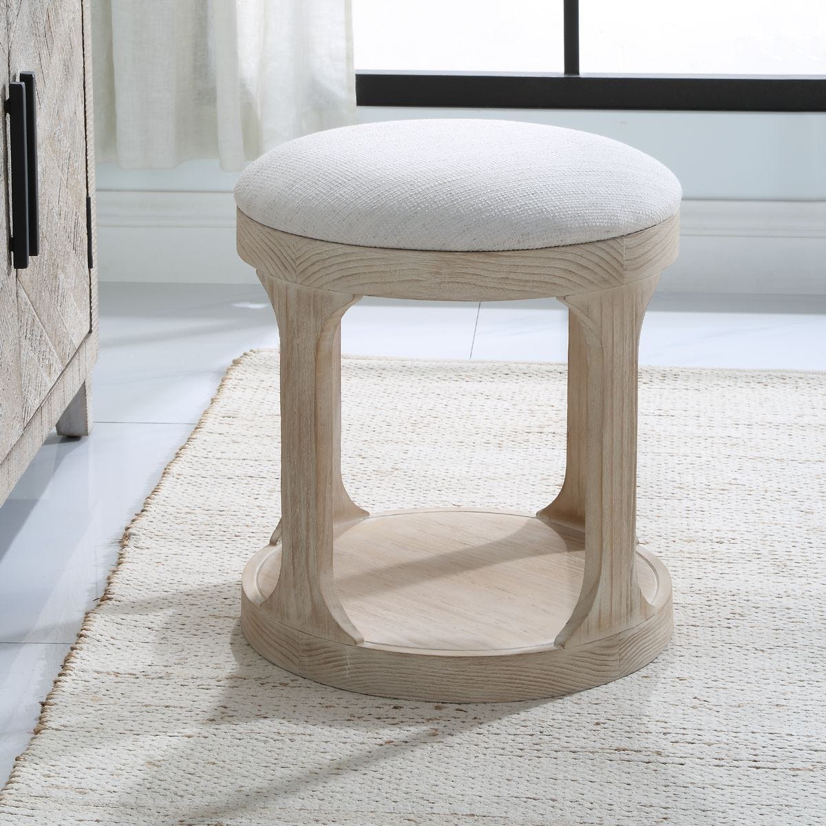 Dennen Ottoman - comfortable ottoman for any room | Image 3 | InSTYLE Home & Rugs