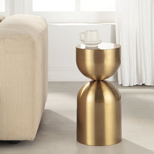 Golden Vessel Accent Table - chic accent table for contemporary home interiors | Image 1 | InSTYLE Home & Rugs