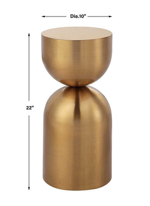 Golden Vessel Accent Table - chic accent table for contemporary home interiors | Image 6 | InSTYLE Home & Rugs