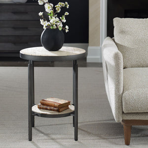 Dauntless Side Table - available in a variety of materials and styles | Image 3 | InSTYLE Home & Rugs