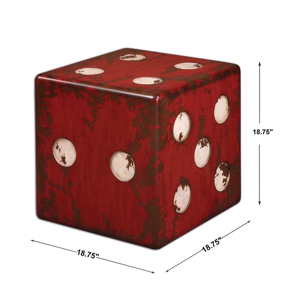 Dice Accent Table - chic accent table for contemporary home interiors | Image 3 | InSTYLE Home & Rugs