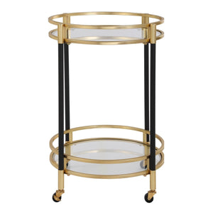Dolly Bar Cart - elegant bar cart for hosting stylish cocktail parties | Image 4 | InSTYLE Home & Rugs