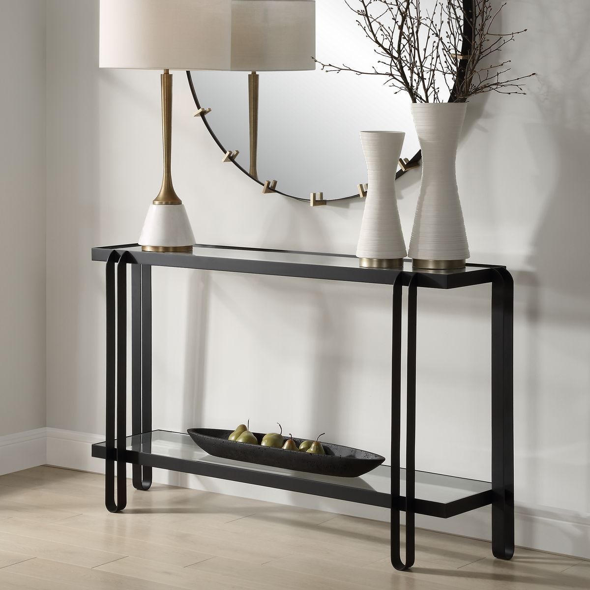 Shadow Console Table - elegant console table for modern living room decor | Image 3 | InSTYLE Home & Rugs
