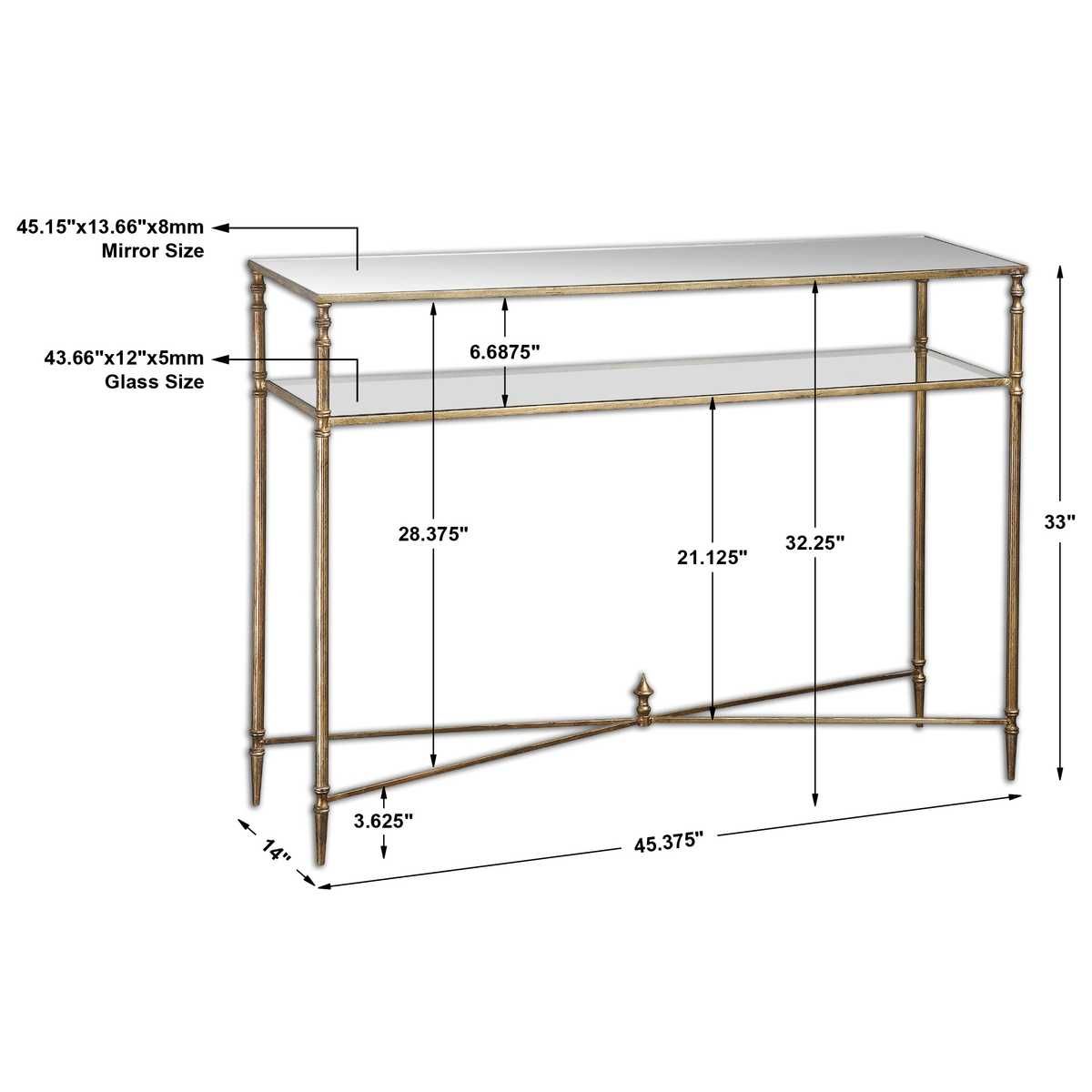 Henzler Console Table - elegant console table for modern living room decor | Image 8 | InSTYLE Home & Rugs
