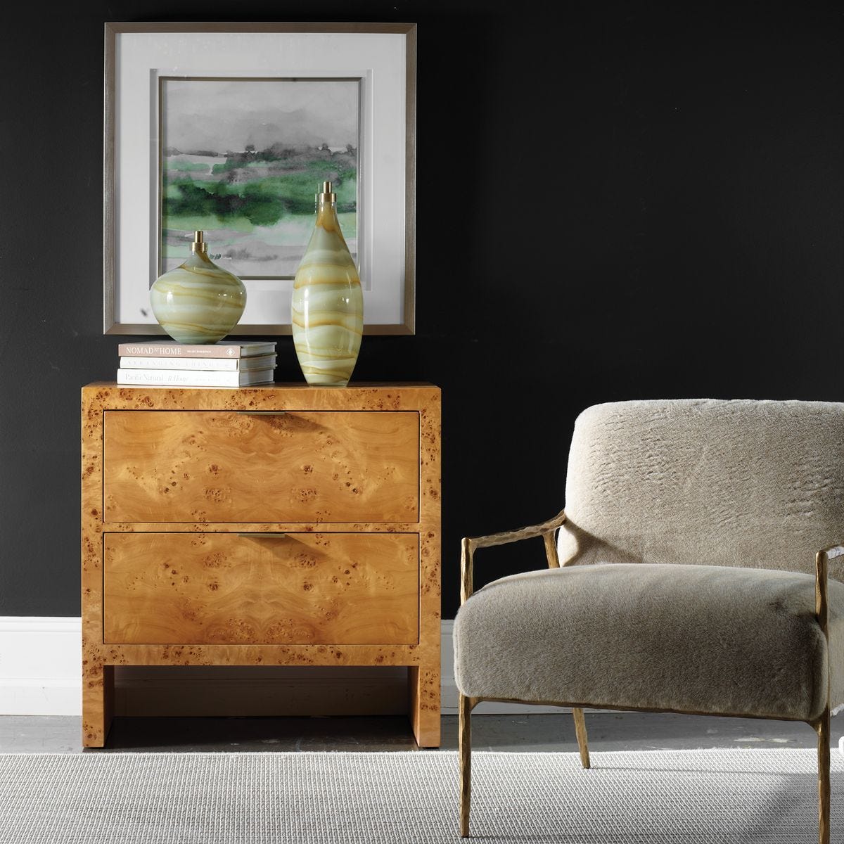 Indus 2 Drawer Chest - spacious drawer for organized storage in any room | Image 1 | InSTYLE Home & Rugs