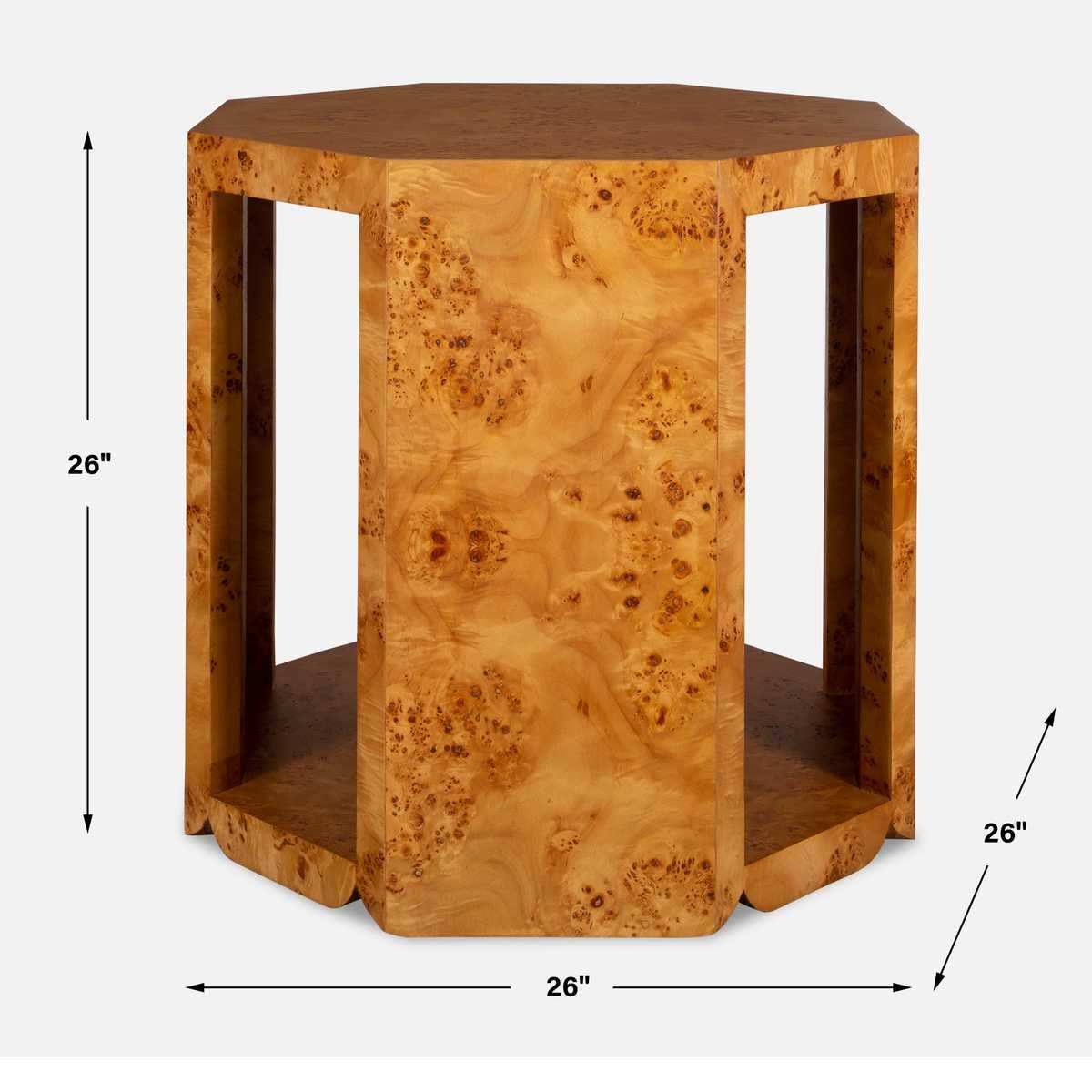 Indus Side Table - perfect for holding drinks, lamps, and other essentials | Image 7 | InSTYLE Home & Rugs