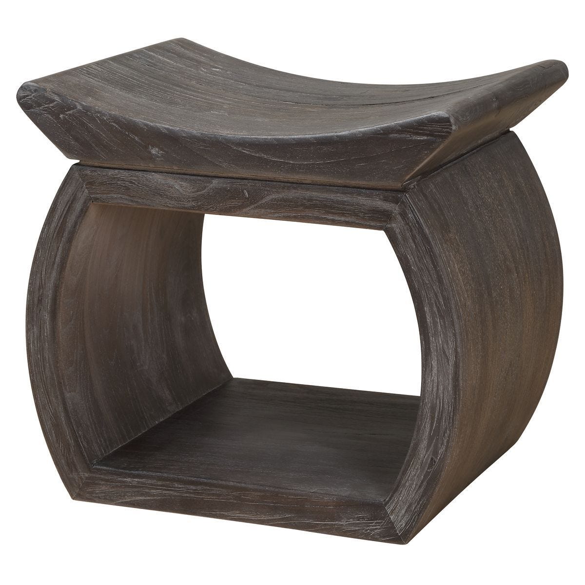 Connor Small Bench, Walnut - perfect for small spaces | Image 4 | InSTYLE Home & Rugs