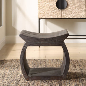 Connor Small Bench, Walnut - perfect for small spaces | Image 3 | InSTYLE Home & Rugs