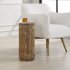 Echo Drink Table, Brass - accent tables for living rooms | Image 1 | InSTYLE Home & Rugs