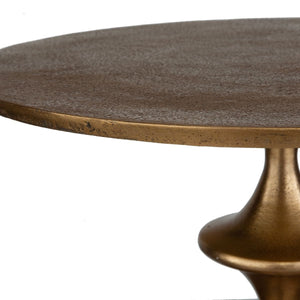 Flight Accent Table, Brass - small accent table with storage for a clutter-free space | Image 6 | InSTYLE Home & Rugs