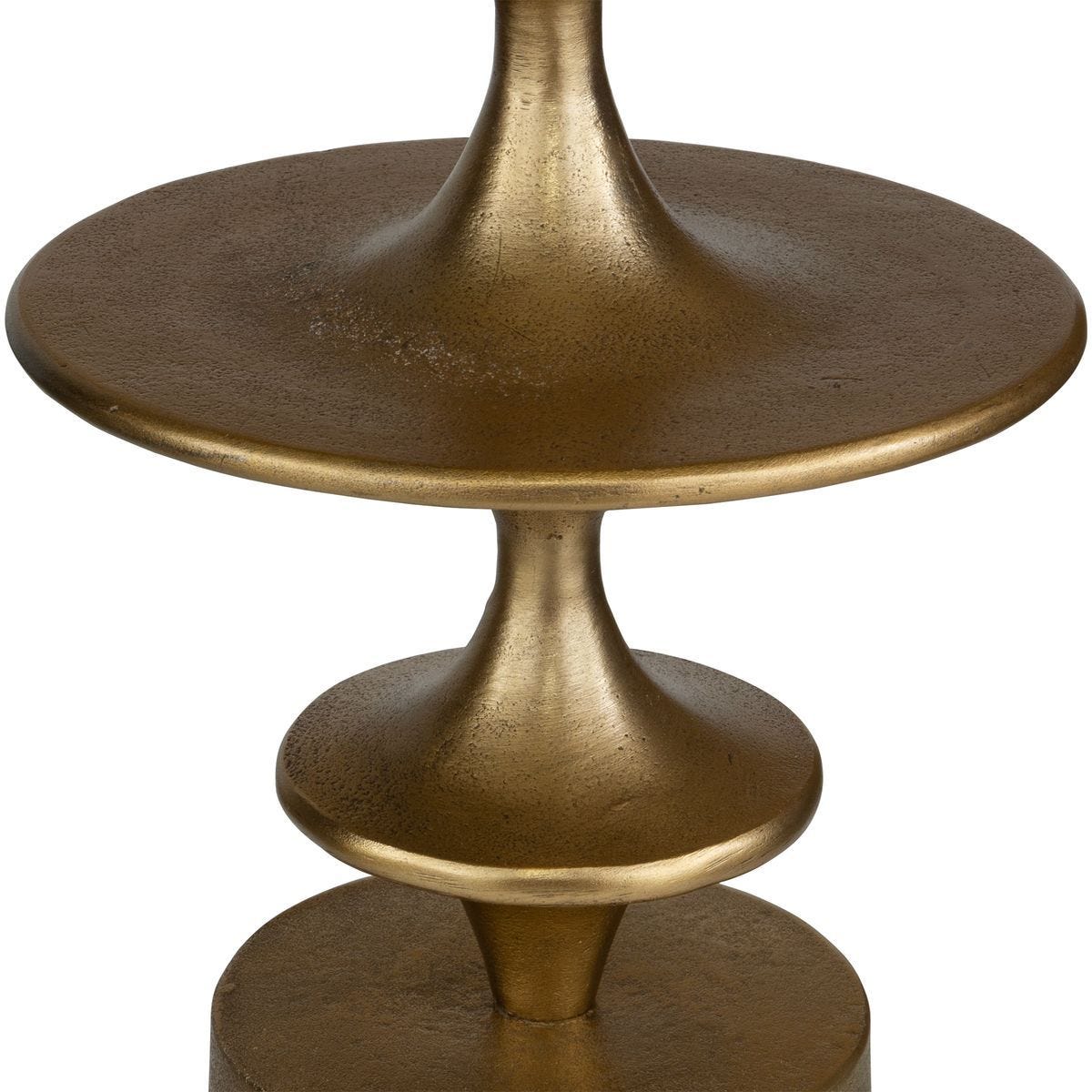 Flight Accent Table, Brass - small accent table with storage for a clutter-free space | Image 5 | InSTYLE Home & Rugs