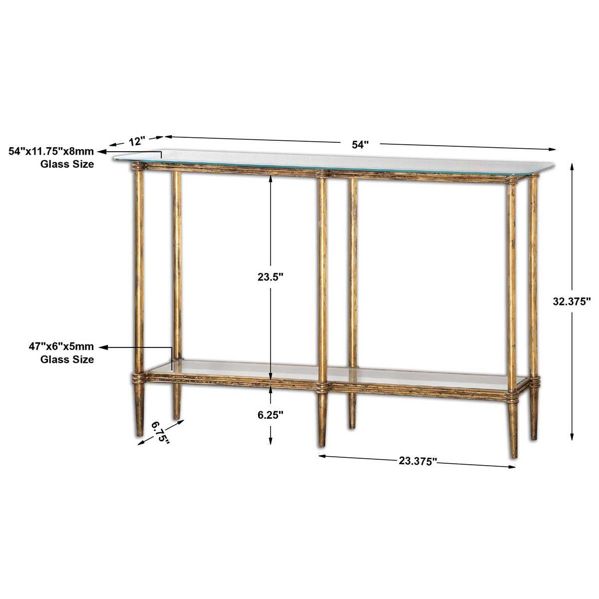 Elenio Console Table - compact console for organizing entryway or hallway essentials | Image 5 | InSTYLE Home & Rugs