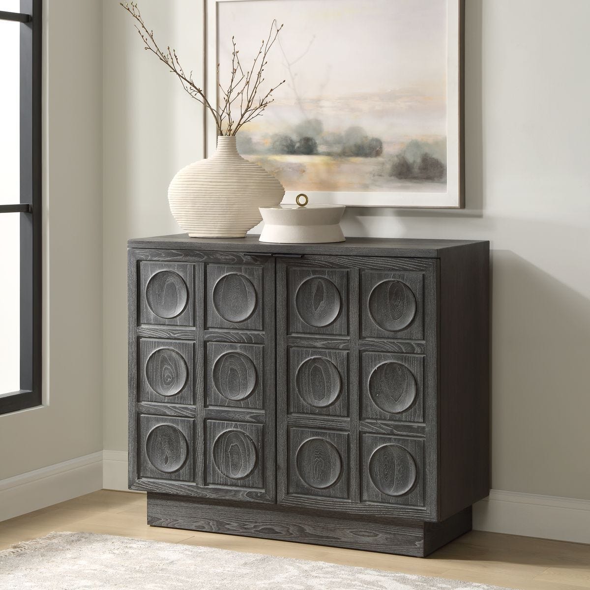 Shelby 2 Door Cabinet - perfect storage for drinks and glassware | Image 3 | InSTYLE Home & Rugs