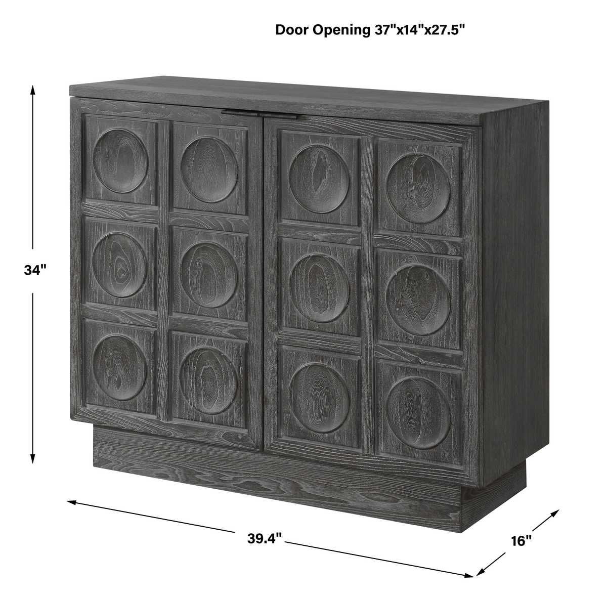 Shelby 2 Door Cabinet - perfect storage for drinks and glassware | Image 10 | InSTYLE Home & Rugs