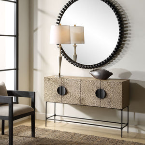 Lunar 4 Door Cabinet - stylish bar carts for entertaining | Image 3 | InSTYLE Home & Rugs