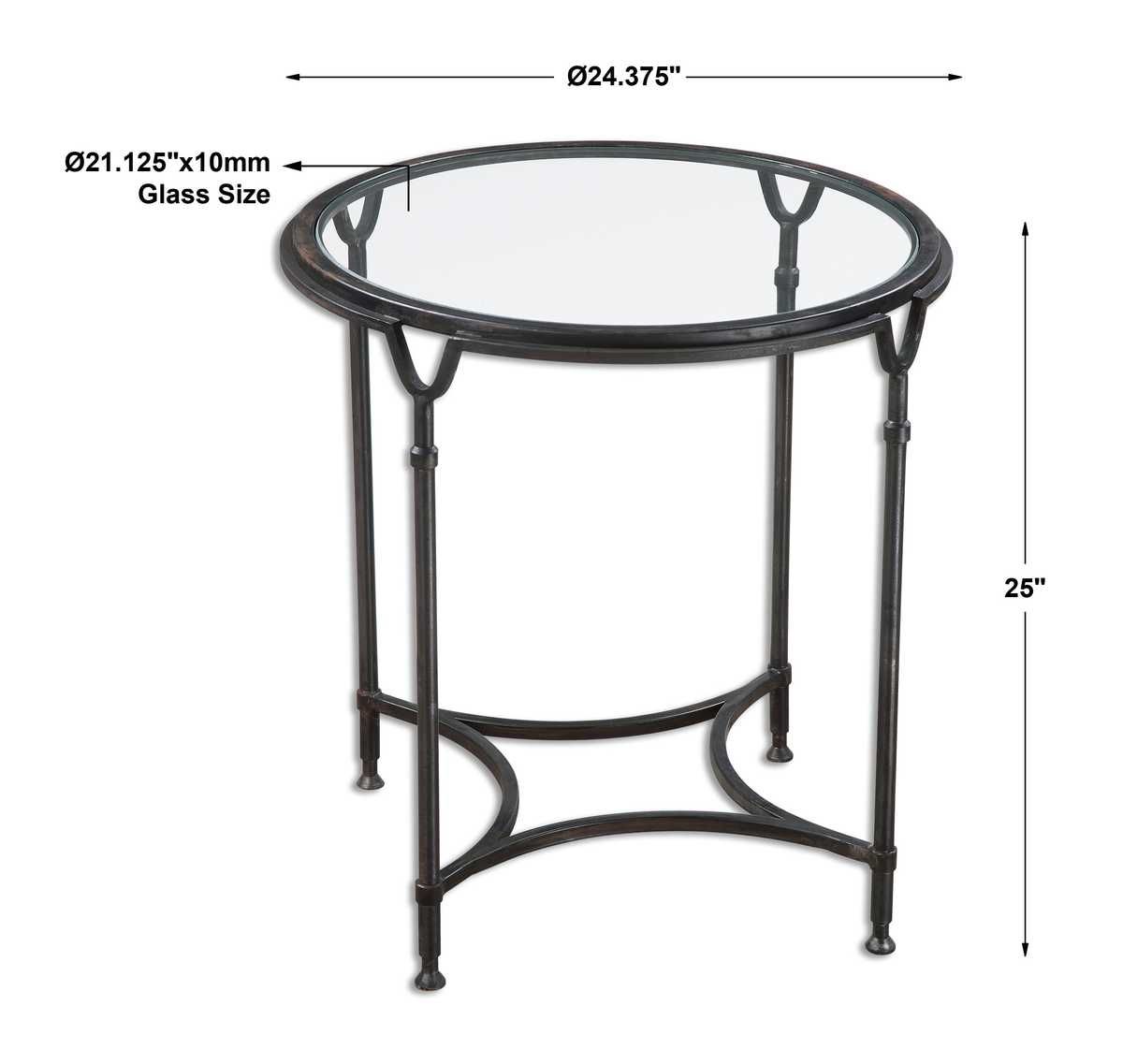 Samson Side Table - perfect for holding drinks, lamps, and other essentials | Image 4 | InSTYLE Home & Rugs