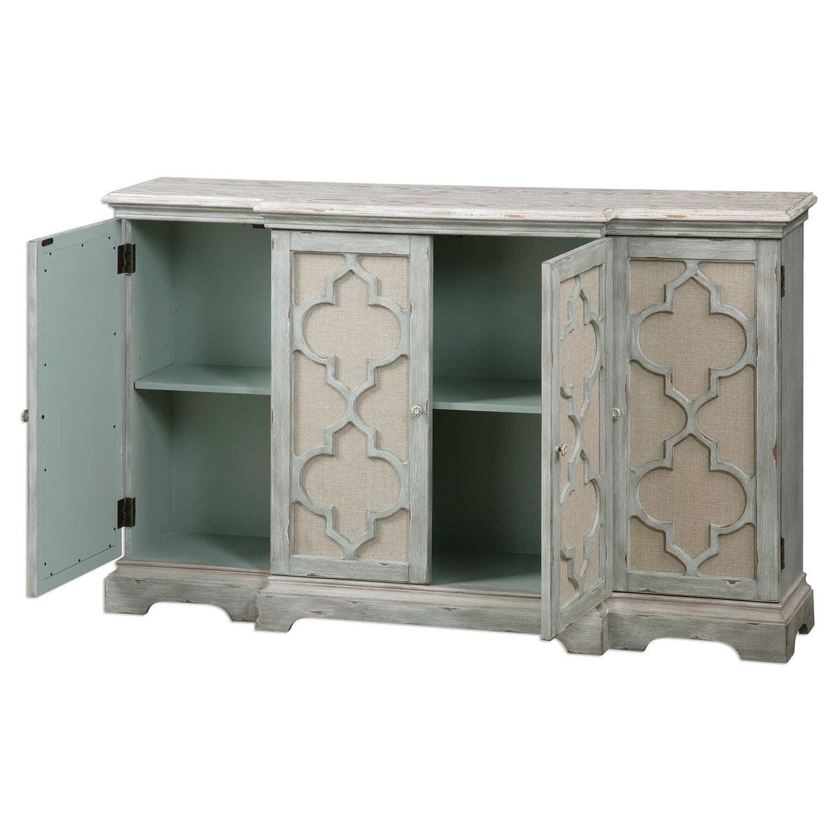 Sophie 4 Door Cabinet - elegant cabinets for your bar | Image 4 | InSTYLE Home & Rugs