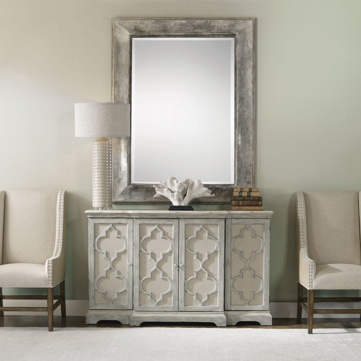 Sophie 4 Door Cabinet - elegant cabinets for your bar | Image 1 | InSTYLE Home & Rugs