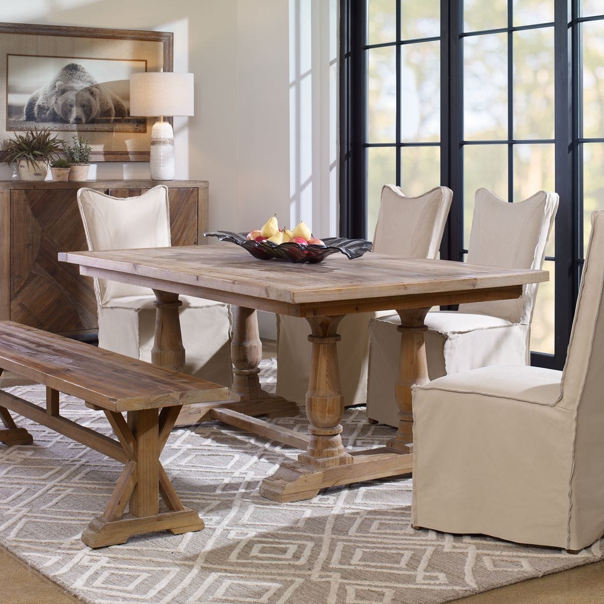 Stratford Rectangle Dining Table - perfect for family meals | Image 7 | InSTYLE Home & Rugs