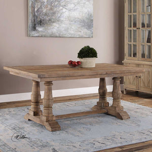 Stratford Rectangle Dining Table - perfect for family meals | Image 5 | InSTYLE Home & Rugs