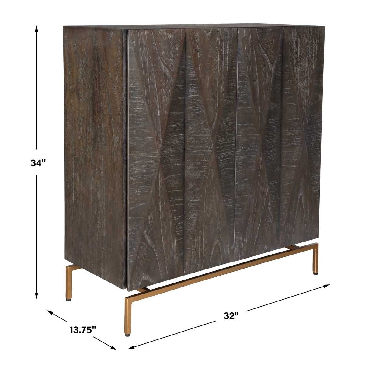 Marico 2 Door Cabinet - elegant cabinets for your bar | Image 9 | InSTYLE Home & Rugs