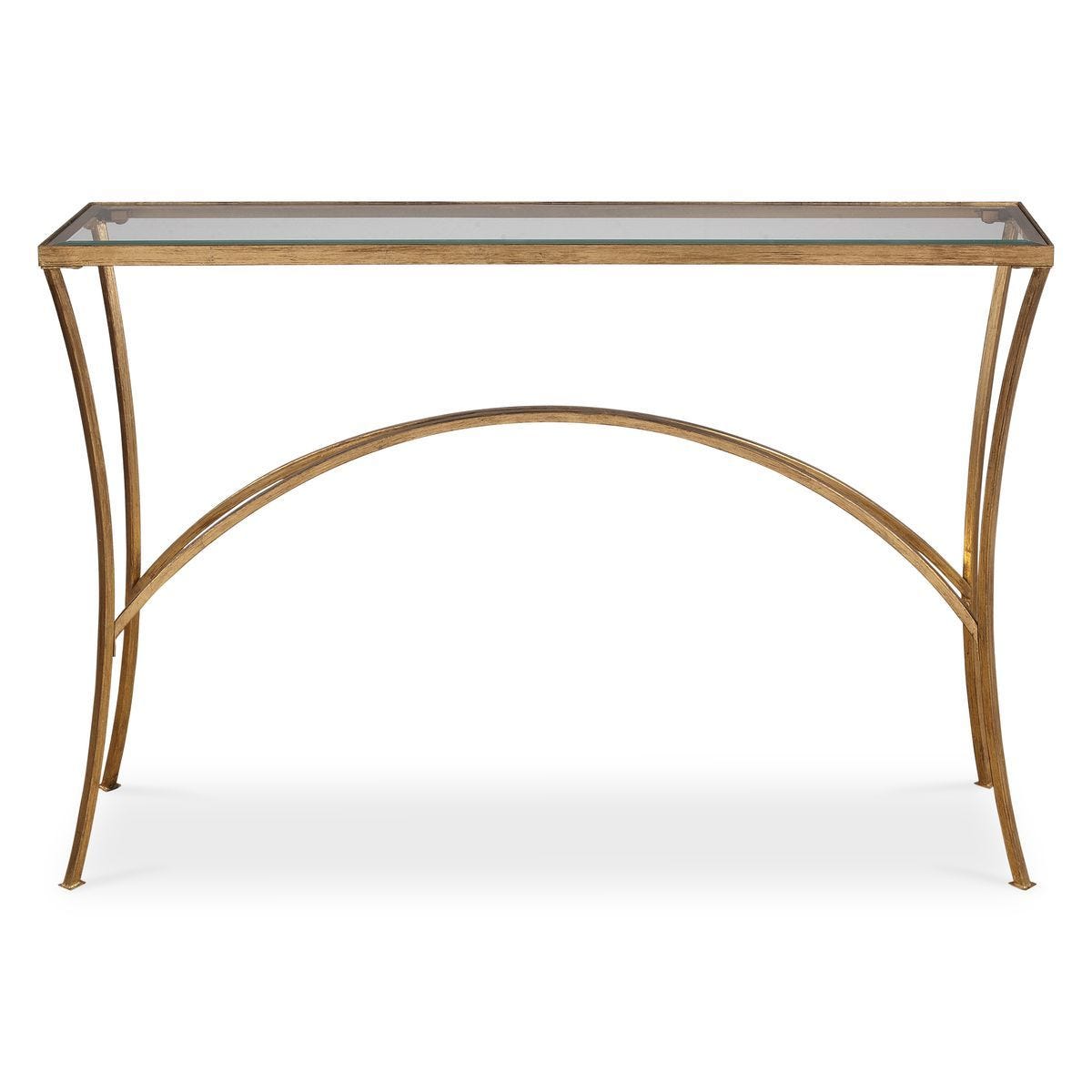 Alayna Console Table, Gold - versatile console for stylish storage and display in any room | Image 2 | InSTYLE Home & Rugs