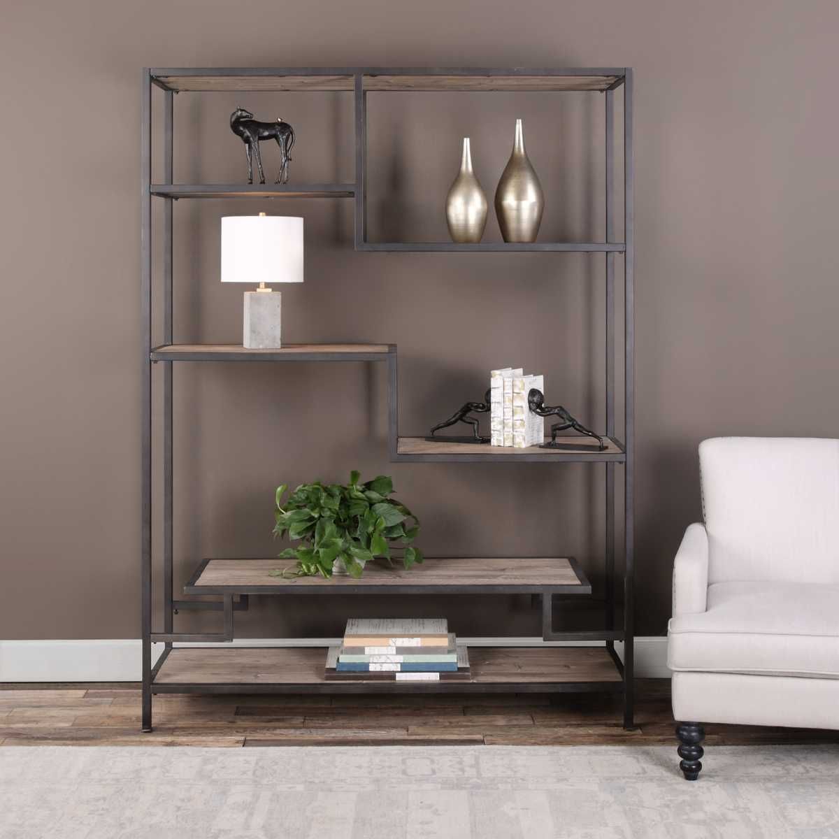 Sherwin Etagere, 2 Cartons - modern etagere for displaying decor and accessories | Image 5 | InSTYLE Home & Rugs