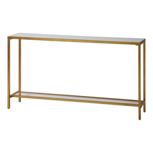 Hayley Console Table, Gold - elegant console table for modern living room decor | Image 6 | InSTYLE Home & Rugs