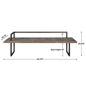 Herbert Bench - durable bench with modern style | Image 4 | InSTYLE Home & Rugs